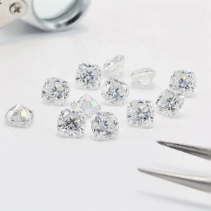 Diamantes sueltos CVD al por mayor, paquete de 1 quilate, claridad VVS-VS, color DEF, forma de cojín alargada, cultivados en laboratorio, para la fabricación de joyas, anillos y colgantes. - Product Image 1