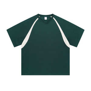 Nouvel Arrivage T-shirt Col V Délavé à l'Acide pour Homme 2026 – Meilleure Vente Qualité Supérieure Coupe Boxy en Jersey - Product Image 5