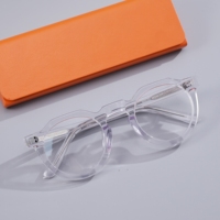 Monture de lunettes rétro en acétate polygonal, anti-lumière bleue, pour hommes et femmes, à la mode, pour usage quotidien