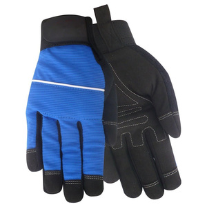 Performance Mechanic <b>Gloves</b> Leather Elastic Wristband Non-Slip Protection Heat & Cold Resistant Flexible Customizable - Product Image 4