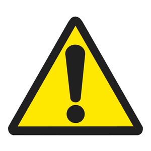 Etiquetas de Advertencia para Áreas Peligrosas Brady, Pictograma Amarillo Autoadhesivo para Seguridad Química Industrial - Product Image 1
