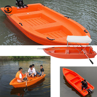 Bateau de sauvetage en plastique PE haute vitesse 3,1 m, durable, à deux couches, pour la pêche, la recherche et le sauvetage, bateau à rames