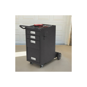 3 Drawer Welding Tool Cabinet Heavy Duty Steel Rolling <b>Storage</b> <b>Cart</b> With Lockable Drawers Workshop Organizer GAR051 - Product Image 1