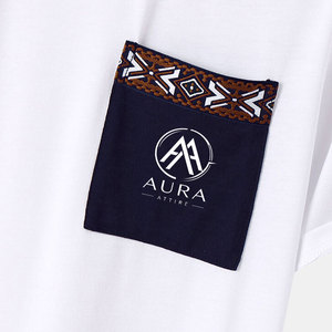 เสื้อยืดผู้ชายผ้าฝ้าย 100% สวมใส่สบาย พิมพ์โลโก้ตามสั่ง ดีไซน์โดดเด่น ทรงหลวม ออกแบบเองได้ - Product Image 3