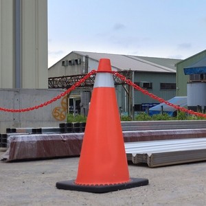 Link Barriers Crowd Control Safety <b>Chain</b> for Road Safety Barrier on Reel Colored Plastic 25M Traffic Roadway Safety 8mm Standard - Product Image 5