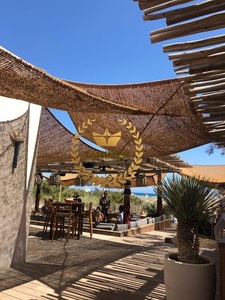 Parasol de fibra de coco, red cuadrada, vela de sombra de coco, toldo de vela a prueba de viento, sombrilla rectangular Anti-UV para acampar, jardín, Patio, piscina - Product Image 4