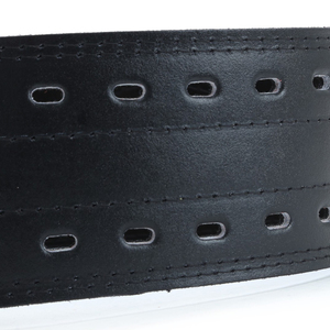 Vente en gros de ceinture d'haltérophilie en cuir à double et simple broche de qualité supérieure de 10mm ceinture d'haltérophilie ceinture d'entraînement de fitness avec logo personnalisé - Product Image 3