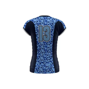 Maillot de volley-ball personnalisé OEM 2026 avec nom et numéro d'équipe, 100 % polyester, séchage rapide, respirant, unisexe, pour adulte, en vente - Product Image 4