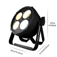 Luz LED COB Profesional de 200W, Blanco Cálido/Frío, IP65, Iluminación de Escenario con Control DMX512, Ángulo de Haz de 45°, para Iglesia/Teatro