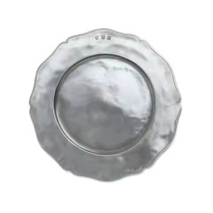 Plato de Presentación Redondo de Acero Inoxidable de Lujo, Plato Decorativo para Cena, para Bodas, Banquetes, Hoteles y Restaurantes - Product Image 3