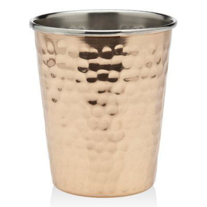 Cubos de hielo de cobre puro martillado a mano, artículos de barra de primera calidad, cubos de hielo de cobre para decoración del hogar y hoteles - Product Image 1