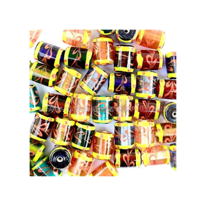 Cuentas de Vidrio Lampwork Surtidas al por Mayor, 8mm, Redondas, de Colores Mixtos, con Puntos, Cuentas Sueltas para Hacer Joyería, DIY, Pulseras y Collares - Product Image 1