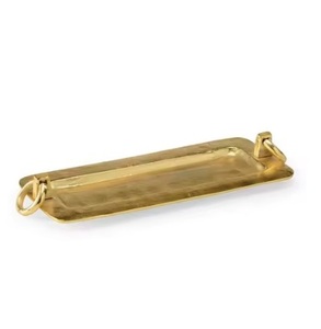 High Quality Metal Decorative Serving <b>Tray</b> for Home <b>Storage</b> & Table Organization Beverage Serving <b>Trays</b> At Economical Price - Product Image 3