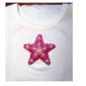 เสื้อแขนกุดผ้าฝ้ายสีขาวลายดอกไม้พิมพ์ลาย งานฝีมือ MS รุ่น Ms-wc-001 - Product Image 5