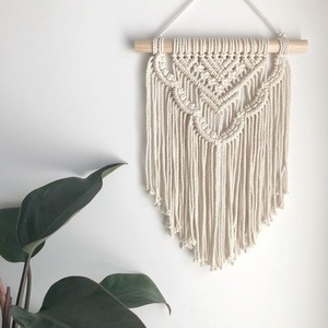 Decoración de cabecero colgante de pared de hoja de macramé de alta calidad, tapiz Vintage de inauguración de la casa, decoración del hogar hecha en Vietnam - Product Image 2