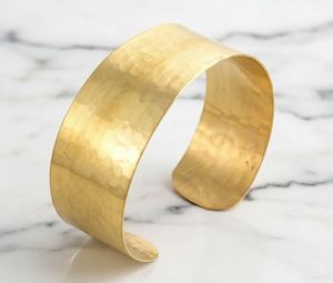 New Geometric Pattern Brass Cuff Stack Wedding Party Festive <b>Adjustable</b> Vintage Chunky Bangle Boho Statement Jewelry <b>Bracelet</b> - Product Image 2