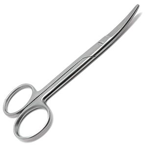 กรรไกรผ่าตัดคุณภาพสูง สแตนเลสสตีล ใช้แรงมือ ใช้ซ้ำได้ แบบตรงและโค้ง โดย Surgical Instruments - Product Image 1