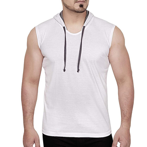 <b>Sleeveless</b> <b>Hoodie</b> Fitness Training Apparel Hooded Tank Top Wholesale Breathable Athletic <b>Sleeveless</b> <b>Hoodie</b> Quick Dry Gym Wear - Product Image 1