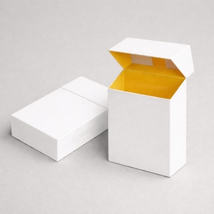 Custom Printed Flip Top Dispenser <b>Paper</b> Box For Herbal Sticks, Gum, Mints, Mini Energy <b>Packs</b> & Small Formats Retail Packaging - Product Image 1