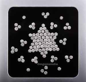 1.0 CT 1.1 à 1.5 MM |   Diamant cultivé en laboratoire certifié IGI |   Coupe Ronde Brillante |   Diamant à taille unique |   pour la fabrication de bijoux - Product Image 3