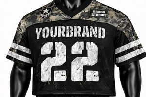 Low Price American Football Jersey and Shorts Set Breathable Sports Uniform Personalized Team Wear for Training Matches - Product Image 5