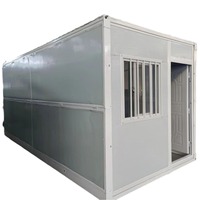Maison de conteneur pliable bon marché, design spécial, 20 à 40 pieds, restaurant, remorque