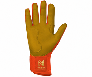 Gants de frappe de baseball en cuir Cabretta sur mesure NOVERA INDUSTRIES, adhérence professionnelle, fermeture auto-agrippante, légers - Product Image 4
