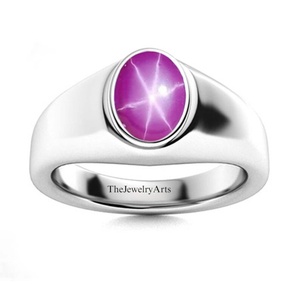 Six Ray Star <b>Ring</b> Natural Ruby Star <b>Ring</b> In 925 Sterling <b>Silver</b> <b>Man</b> <b>Ring</b>, Handmade <b>Silver</b> Jewellery, Wedding <b>Ring</b> Oval <b>Ring</b> Gift - Product Image 5