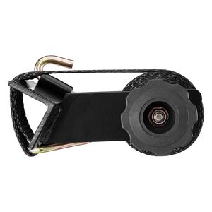 Cinghie a cricchetto nere per portascatole da montare su tubo quadro, larghe 1,5 pollici x lunghe 7,4 piedi, con doppi ganci a J da 50 pollici - Product Image 6