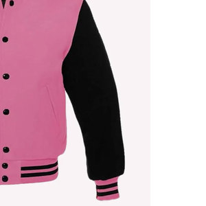 Chaqueta Letterman Extra Grande de Alta Calidad, Material de Algodón Tejido Resistente, Relleno Cómodo, Chaqueta Letterman para Mujer - Product Image 5