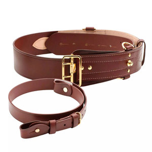 Cinturón Sam Browne de Cuero Vacuno Resistente con Hebilla de Acero Fuerte y Cierre Seguro para un Estilo Clásico Informal - Product Image 1