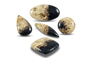 Genuine Palm Root Agate HighQuality Natural Polished Stone Featuring Rustic Patterns for Jewelry Pendants Rings Crystal Healing - Product Image 2