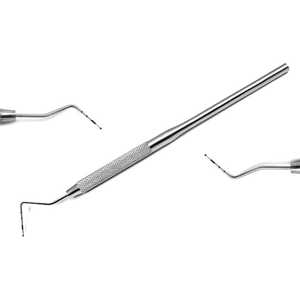 Sonde dentaire professionnelle WHO, pointe de 5,5 mm, 5,1 pouces, en acier inoxydable, à extrémité unique, instrument réutilisable pour le diagnostic parodontal - Product Image 6
