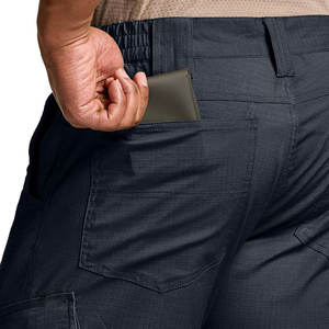 Pantalones de senderismo personalizados para hombre, pantalones de trabajo resistentes a desgarros con múltiples bolsillos, pantalones de senderismo reflectantes para hombre - Product Image 5