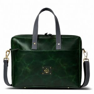 Genuine Leather Black Large Capacity Laptop <b>Bag</b> Briefcase Crossbody <b>Computer</b> Handheld Business Travel <b>Bag</b> - Product Image 4