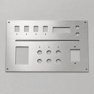 Pièces en aluminium brossé sur mesure OEM ODM, finition de surface, panneau de commande en aluminium brossé - Product Image 1