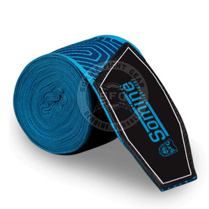 Vendas de boxeo ligeras de gran venta para entrenamiento en gimnasio, vendas de boxeo personalizadas con estampado. - Product Image 5