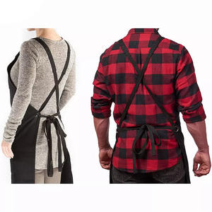 Tablier de cuisine professionnel pour chef, en coton, lin et cuir, réglable, élégant, imperméable et imprimé, idéal pour la cuisine, le barbecue, la pâtisserie et les restaurants - Product Image 6