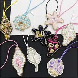 <b>Key</b> Chains Fancy Seed Beads Embroidery Charms For Women Jewelry Creative Handmade Seed Beads Charms For Trendy Looks - Product Image 2