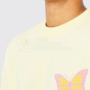 T-shirts décontractés pour hommes, style unique, impression en relief, mélange polyester/coton, respirant, léger, pour adultes, vente en gros - Product Image 4