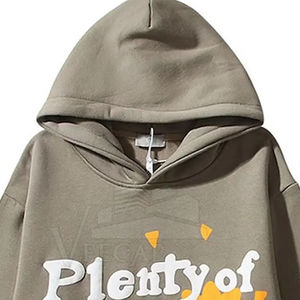 Nueva sudadera con capucha de algodón con estampado puff para hombre, hecha a medida, nuevo estilo, con el mejor precio. - Product Image 3