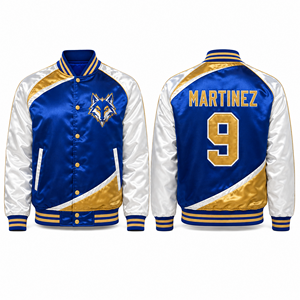 Chaqueta de Satén Unisex al por Mayor, Prenda Personalizada, Ropa Deportiva, Urbana, de Club, para Eventos, Viajes, Primavera, Todas las Temporadas, Manga Larga - Product Image 3