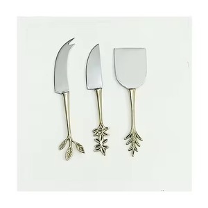 ชุดมีดชีสสแตนเลส อุปกรณ์ตัดชีสสำหรับครัว ร้านอาหาร และอุปกรณ์เสิร์ฟ - Product Image 4