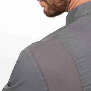 Uniformes de Chef Unisex al por Mayor para Restaurante, Cantina, Cocina, Ropa de Trabajo, Logotipo Personalizado, Acabado Premium, Poliéster Twill Silk - Product Image 3