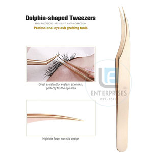 Pinces à cils faites à la main, qualité supérieure, fabriquées au Pakistan - Product Image 2
