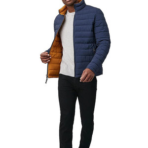 Chaqueta Acolchada para Hombre, Diseño Moderno, Aislamiento Térmico, Cierre de Cremallera, Cuello Alto, Cómoda para Looks Urbanos de Invierno - Product Image 6