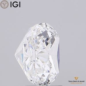 Diamant de laboratoire CVD de 3,00 carats, taille coussin, couleur D, pureté VVS2, certifié IGI, idéal pour bague de mariage ou cadeau - Product Image 3
