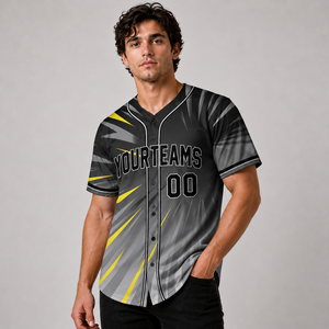 Unisex Baseball Jersey Custom Team Name Sublimated Print Quick Dry <b>Mesh</b> Polyester V-neck <b>Short</b> Sleeve Regular Fit Plus Size All - Product Image 5