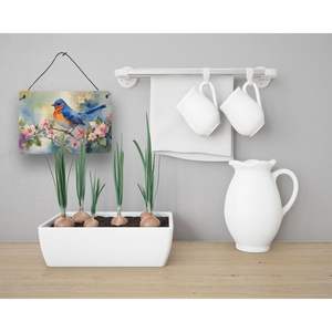 Bluebird Kitchen Wall Door <b>Hanging</b> Prints Aluminum Metal Sign <b>for</b> <b>Home</b> Decor Multicolor 8HX12W <b>for</b> <b>Bar</b> and Bathroom Plaque - Product Image 3