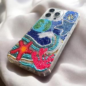 4th july beaded mobile bags new collection multipurpose handmade pretty colorful customized beaded mobile phone <b>holder</b> amazing - Product Image 1